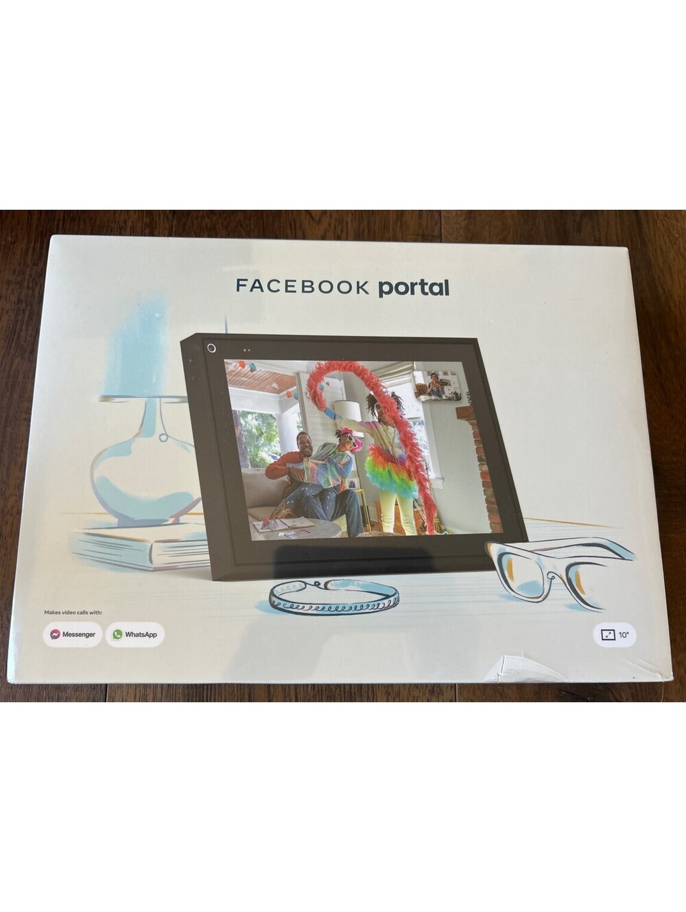 Facebook Portal (2nd Generation) Smart Speaker - Black, 10” NEW SEALED WD50JM